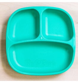 Re-Play Divided Plate - Aqua