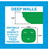 Re-Play Divided Plate - Aqua