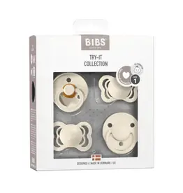 Bibs Try-It Pacifier Collection: Ivory