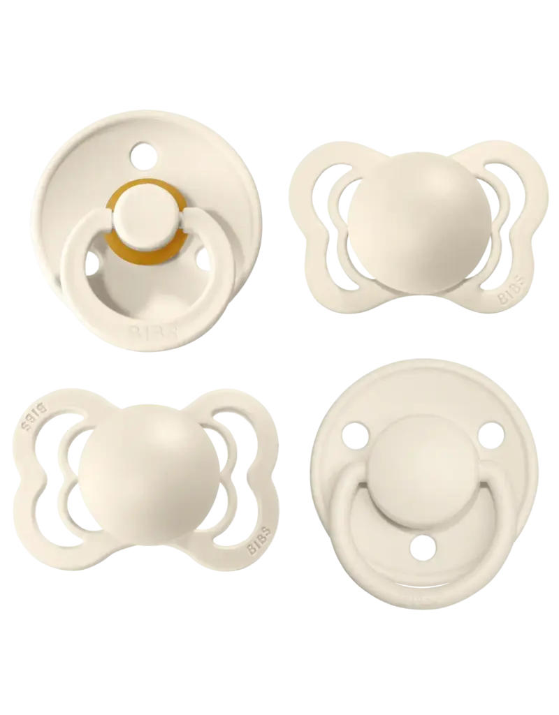 Bibs Try-It Pacifier Collection: Ivory