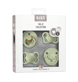 Bibs Try-It Pacifier Collection: Sage