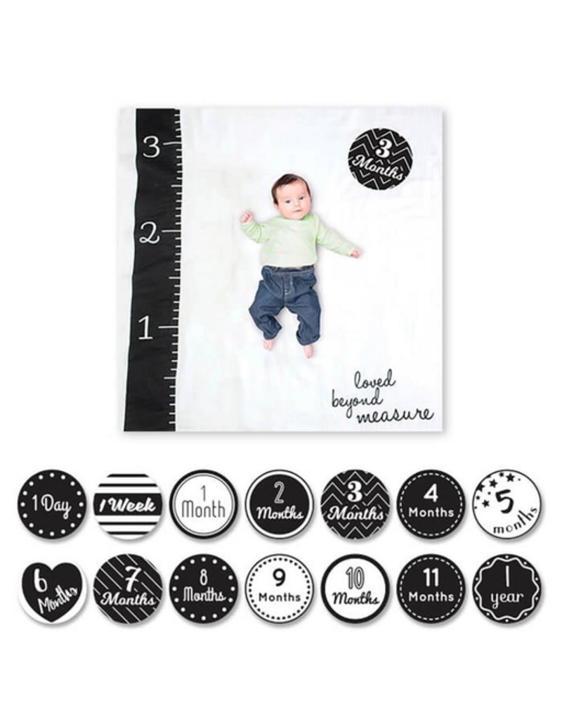 Lulujo Milestone Blanket Set - Measure