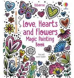 Usborne Love, Hearts and Flowers Magic Painting Book 5y+
