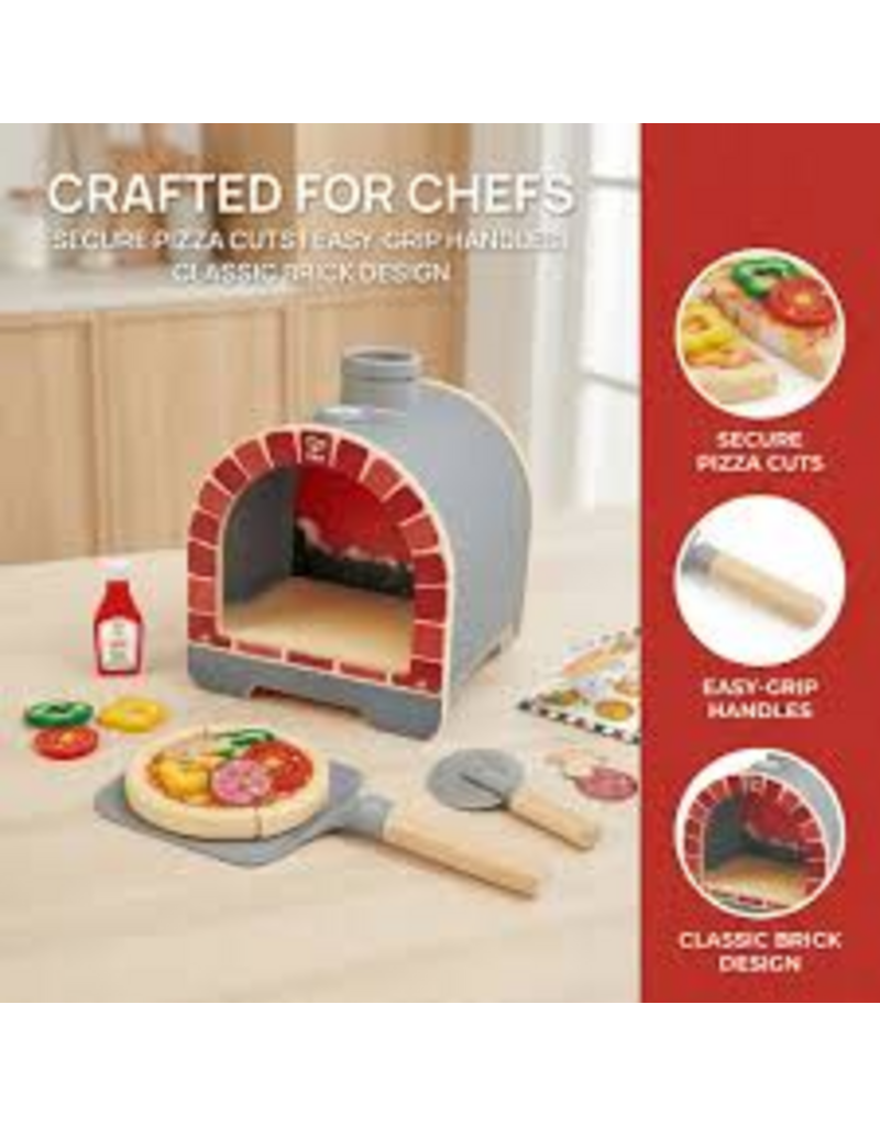 Hape Toys Light & Sizzle Pizza Oven Set