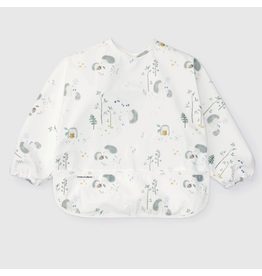 Loulou Lollipop Long Sleeve Waterproof Bib - Hedgehogs
