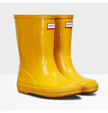 Hunter Boots Kid's First Hunter Gloss Boots Yellow