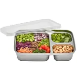 Kids Konserve 3 Compartment Stainless Steel Food-Storage Container