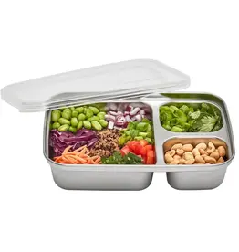 Kids Konserve 3 Compartment Stainless Steel Food-Storage Container