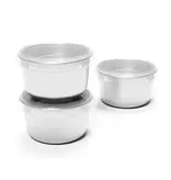 Kids Konserve Stainless Steel Dip Containers with Silicone Lid (Set of 3)