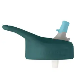 EcoVessel Straw Top Replacement Lid Teal w/ Blue Spout