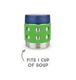 Lunchbots 8oz Thermal Dots Food Container, Orange