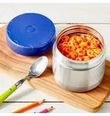 Lunchbots 12 oz Wide Thermal Food Container, Pink