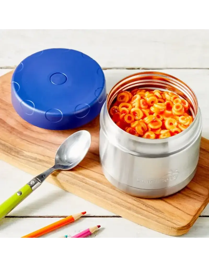 Lunchbots 12 oz Wide Thermal Food Container, Pink