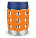 Lunchbots 12oz Thermal Dots Food Container, Orange