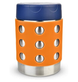 Lunchbots 12oz Thermal Dots Food Container, Orange