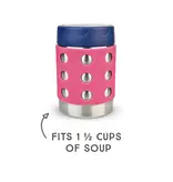 Lunchbots 12oz Thermal Dots Food Container, Orange
