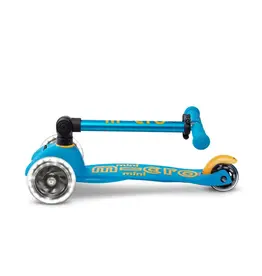 Micro Kickboard Micro Mini Foldable LED Scooter, Ocean Blue