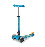Micro Kickboard Micro Mini Foldable LED Scooter, Ocean Blue