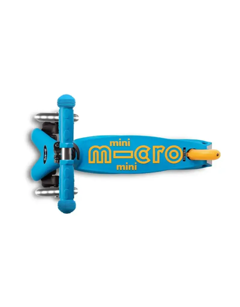 Micro Kickboard Micro Mini Foldable LED Scooter, Ocean Blue
