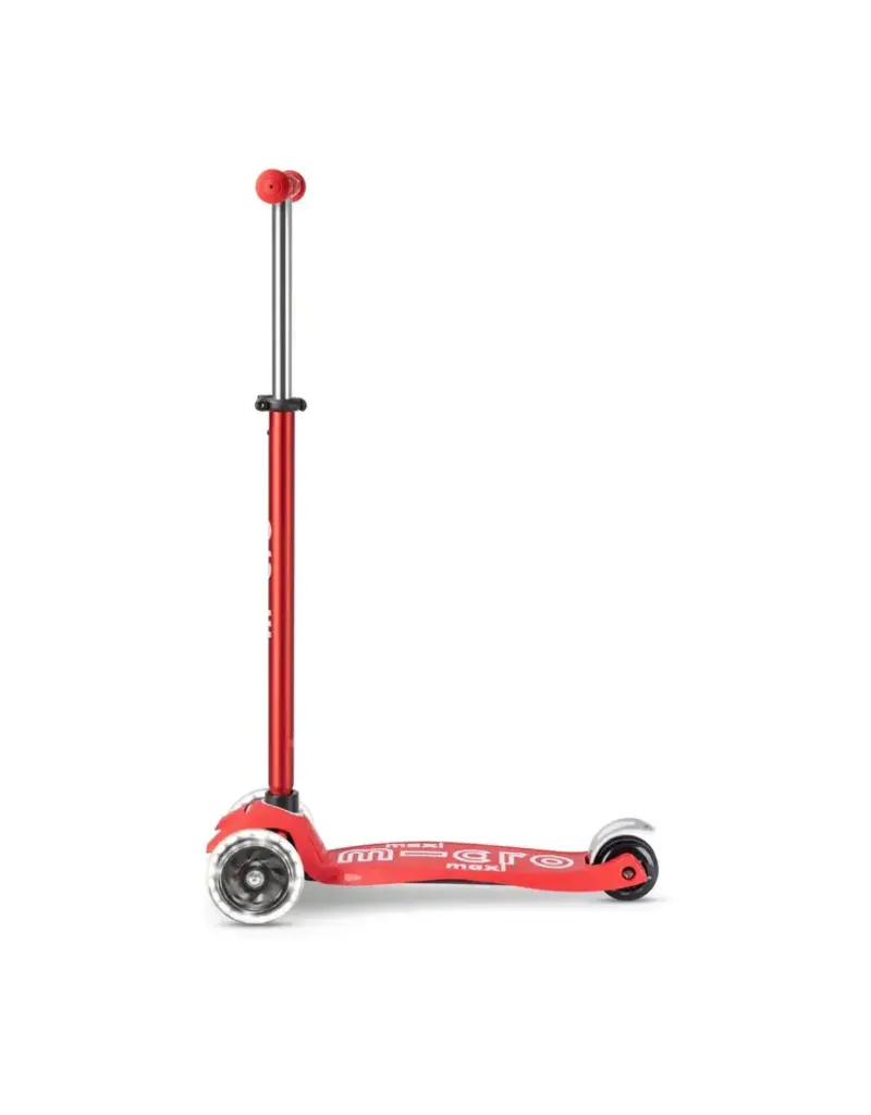 Micro Kickboard Micro Maxi LED Scooter, Red