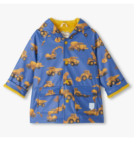 Hatley Construction Trucks Snap Rain Coat