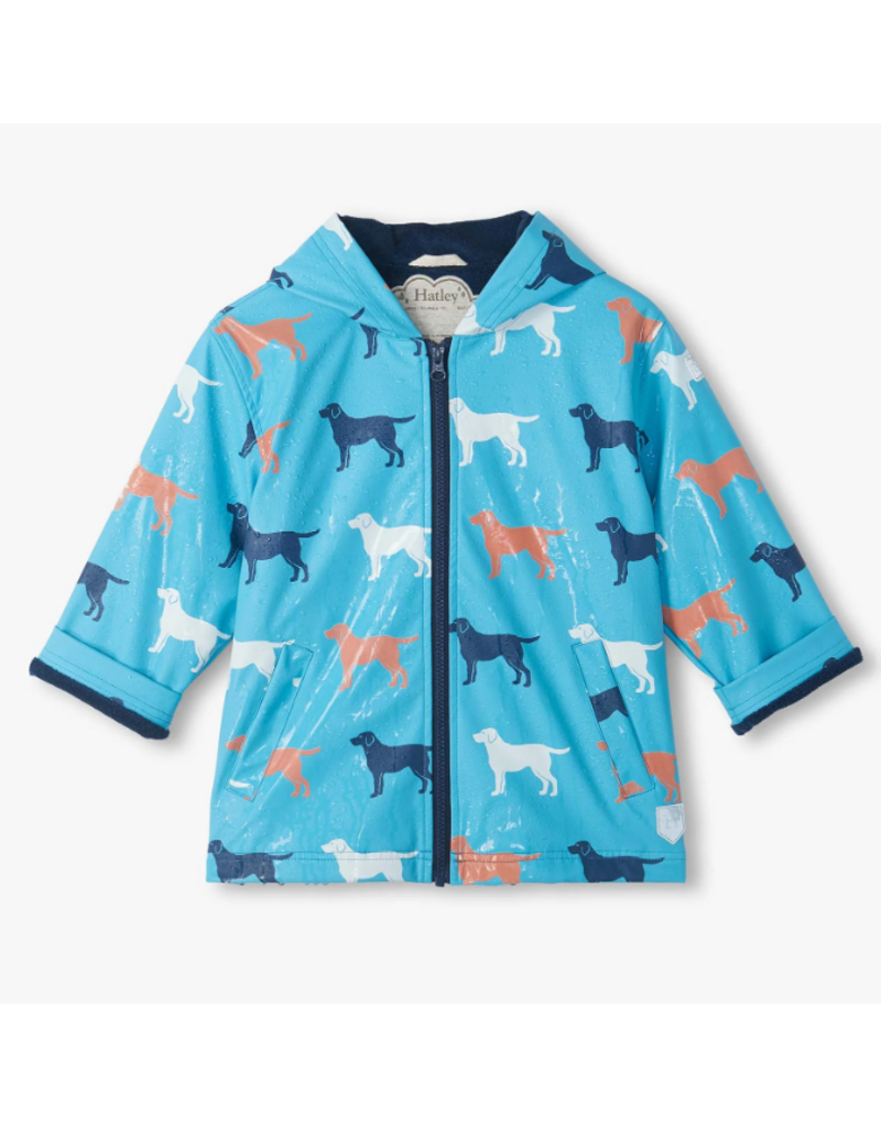 Hatley Dog Silhouette Colour Change Rain Coat
