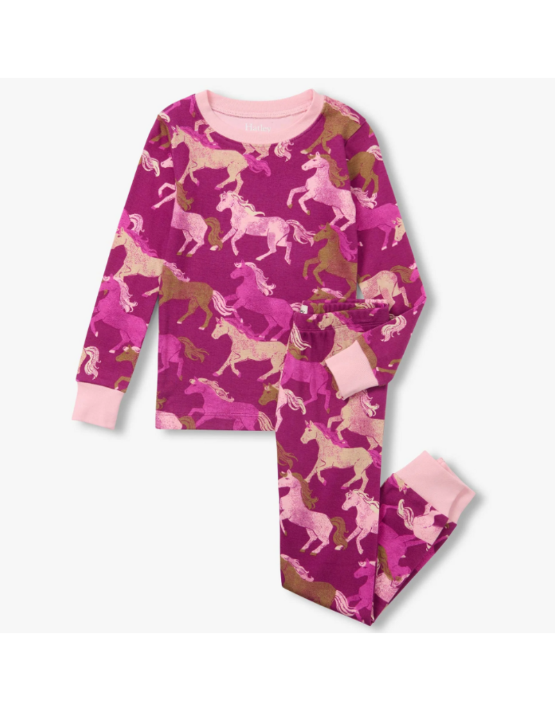 Hatley Galloping Horses Cotton Rib PJs