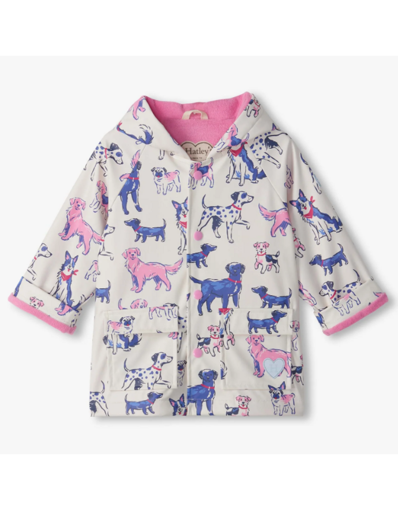 Hatley Little Pups Snap Rain Coat