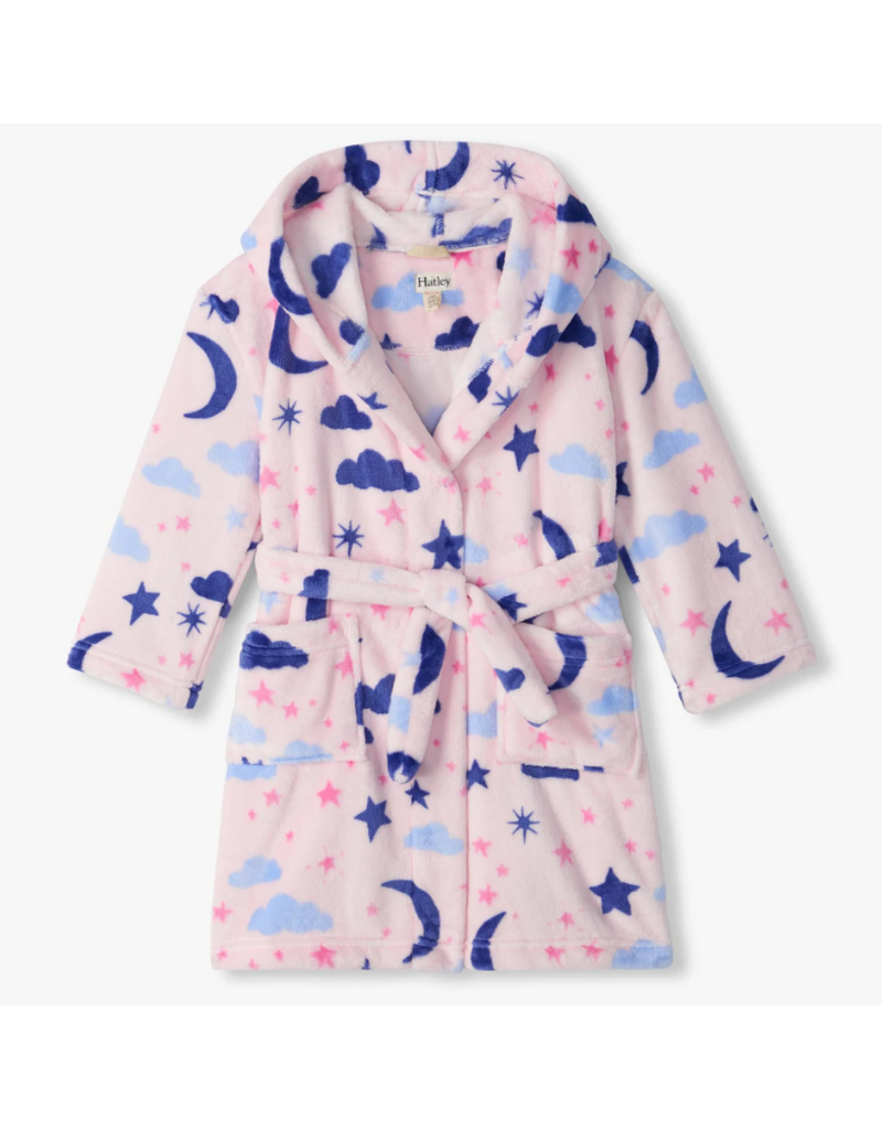 Hatley Night Sky Fuzzy Fleece Robe