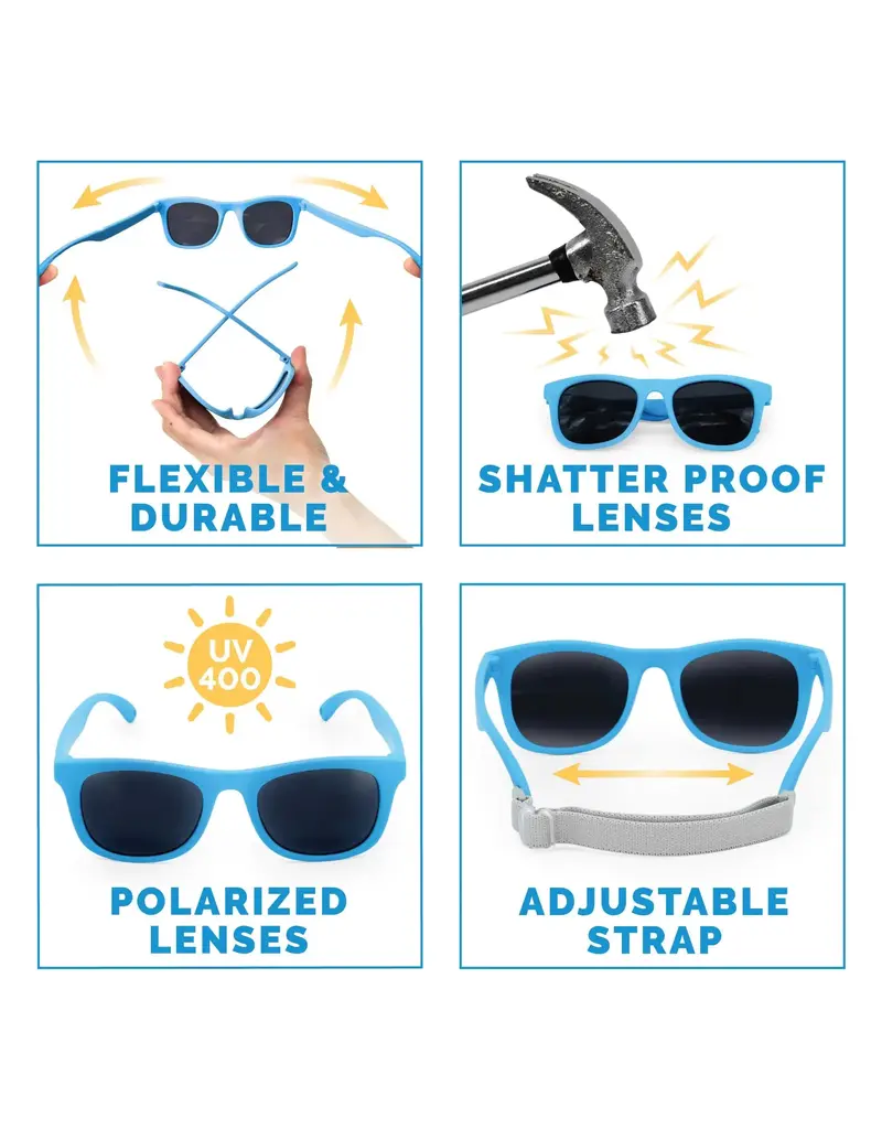 Jan and Jul Sky Blue Urban Xplorer Polarized Sunglasses