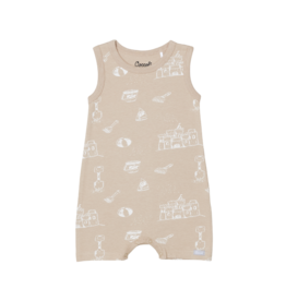 Sand Castles Modal SS Romper