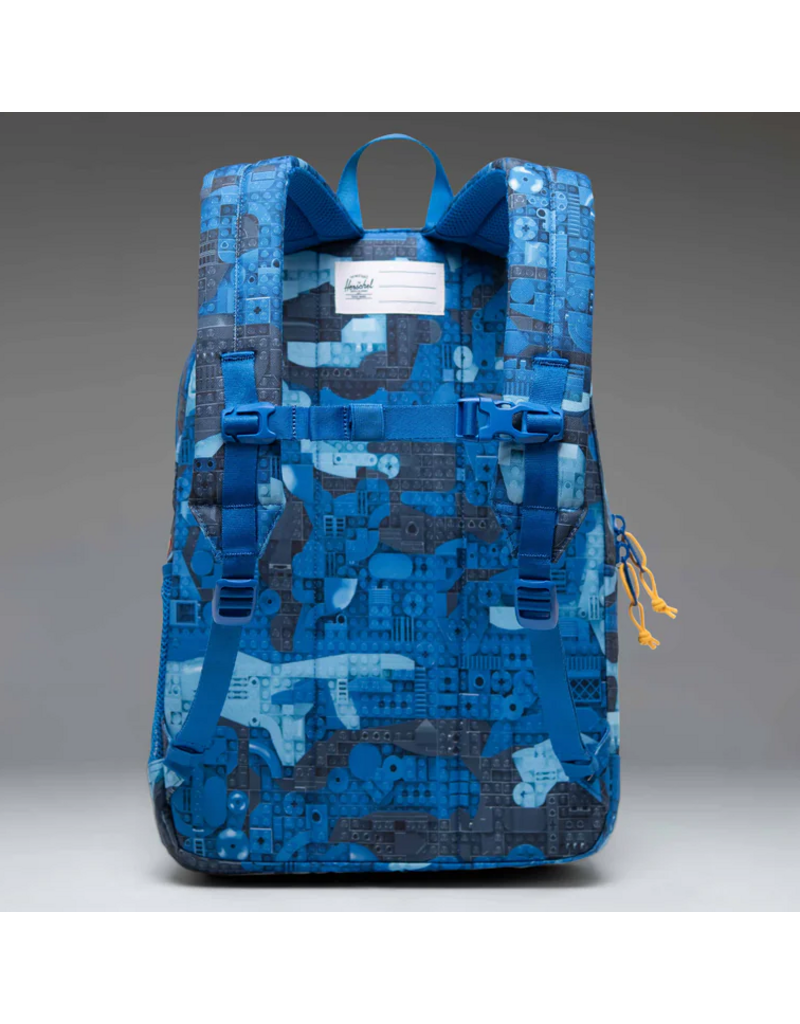 Herschel LEGO Heritage Youth Backpack Abstract Bricks Blue