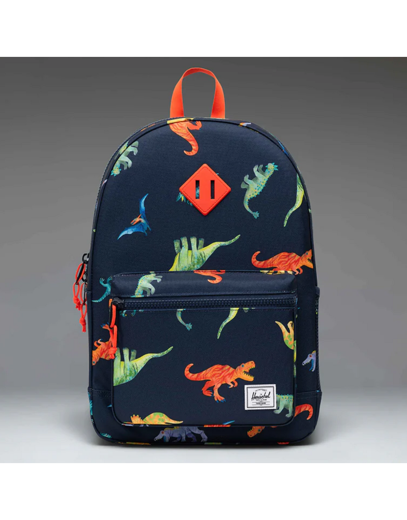 Herschel Heritage Youth Backpack Watercolour Dinos Darkest Navy
