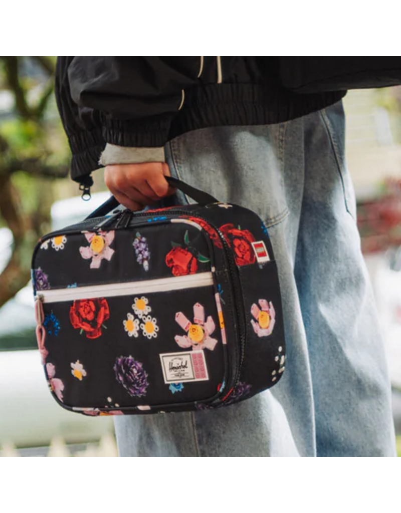 Herschel LEGO Pop Quiz Lunch Box Falling Florals