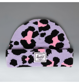 Herschel Elmer Graphic Baby Beanie 0-6m Scribble Leopard Sachet Pink