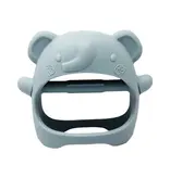 Loulou Lollipop Teething Mitt - Elephant