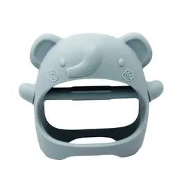Loulou Lollipop Teething Mitt - Elephant