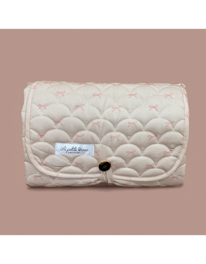 La Petite Ourse Changing Mat - Pink Bows