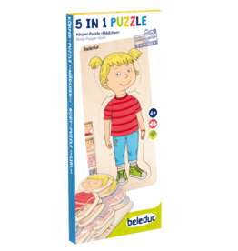 Playwell Your Body-Girl 5 Layer Puzzle 4y+