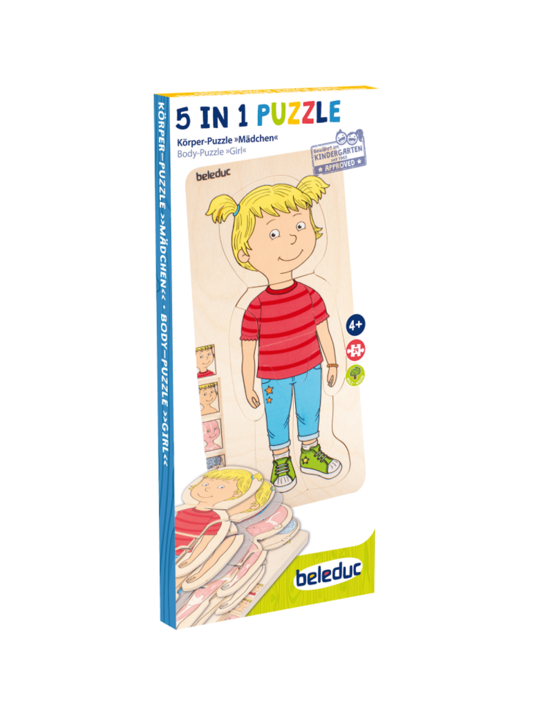 Playwell Your Body-Girl 5 Layer Puzzle