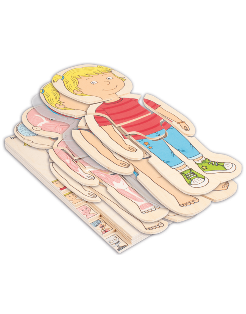 Playwell Your Body-Girl 5 Layer Puzzle