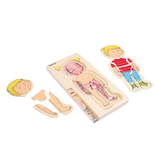 Playwell Your Body-Girl 5 Layer Puzzle