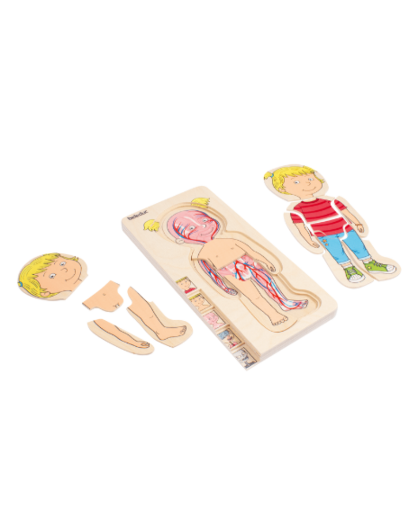 Playwell Your Body-Girl 5 Layer Puzzle