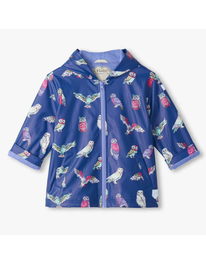 Hatley Colourful Owls Rain Coat