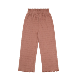 Burlwood Ruffle Waist Pants