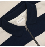 Dark Sapphire Striped Polo