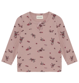 Fawn Floral LS Baby Tee