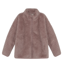 Teddy Fawn Fleece Glitter Jacket