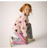 Violet Hearts Teddy Fleece Jacket