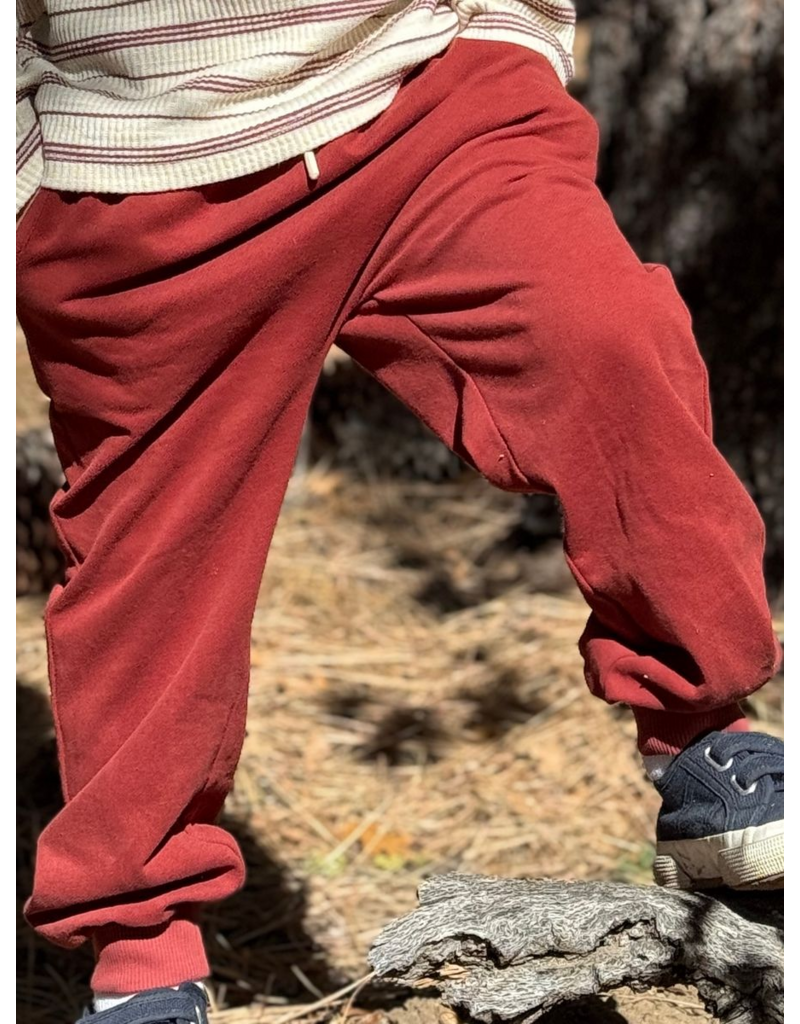Me & Henry Comfy Burgandy Baby Jogging Pants